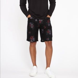 Dominick denim shorts black / combo